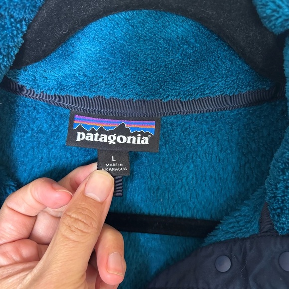 Patagonia Polartec Re-Tool Synchilla Snap T Fleece Pullover
Blue Teal Large - Picture 6 of 10
